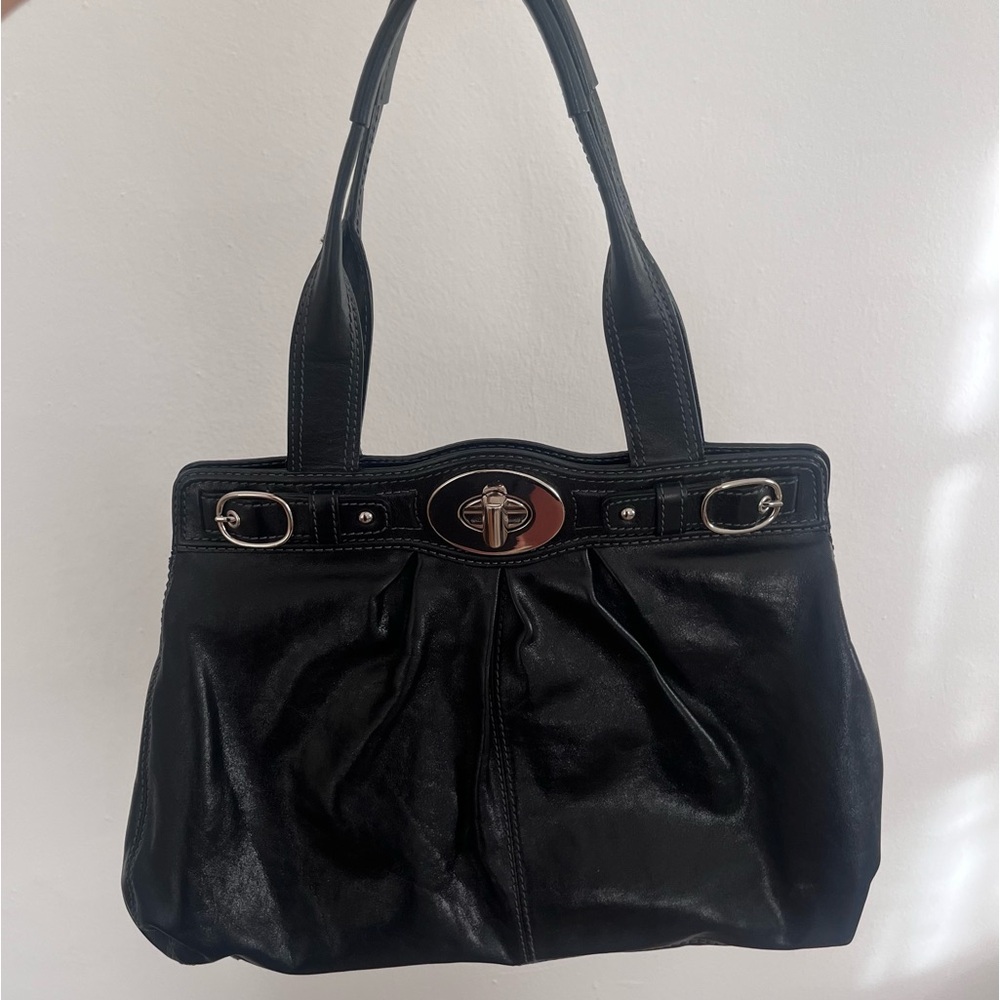 Vintage black coach bag